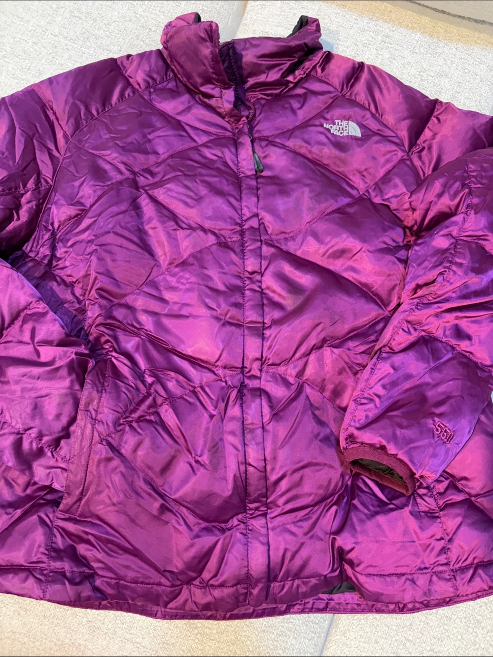 The North Face Women’s Purple Quilted Puffer Jacket